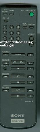 Télécommande Originale Sony RM-SE5 Pour Système Audio (compatible BE655) - Occasion Fonctionnelle